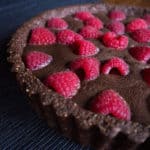 Chocolate, Hazelnut and Raspberry Gluten Free, Vegan Torte