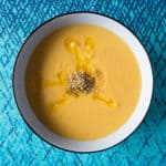 Roasted squash soup with seed powderRoasted squash soup with seed powderRoasted squash soup with seed powder
