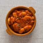 Butter Beans and Rosemary in Tangy Tomato Sauce