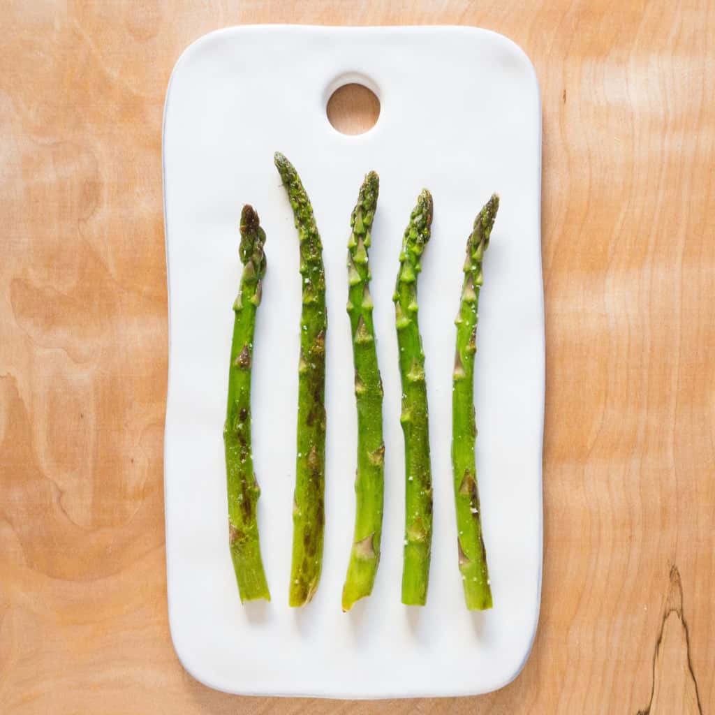 Pan Fried Asparagus with Olive Oil and Lemon