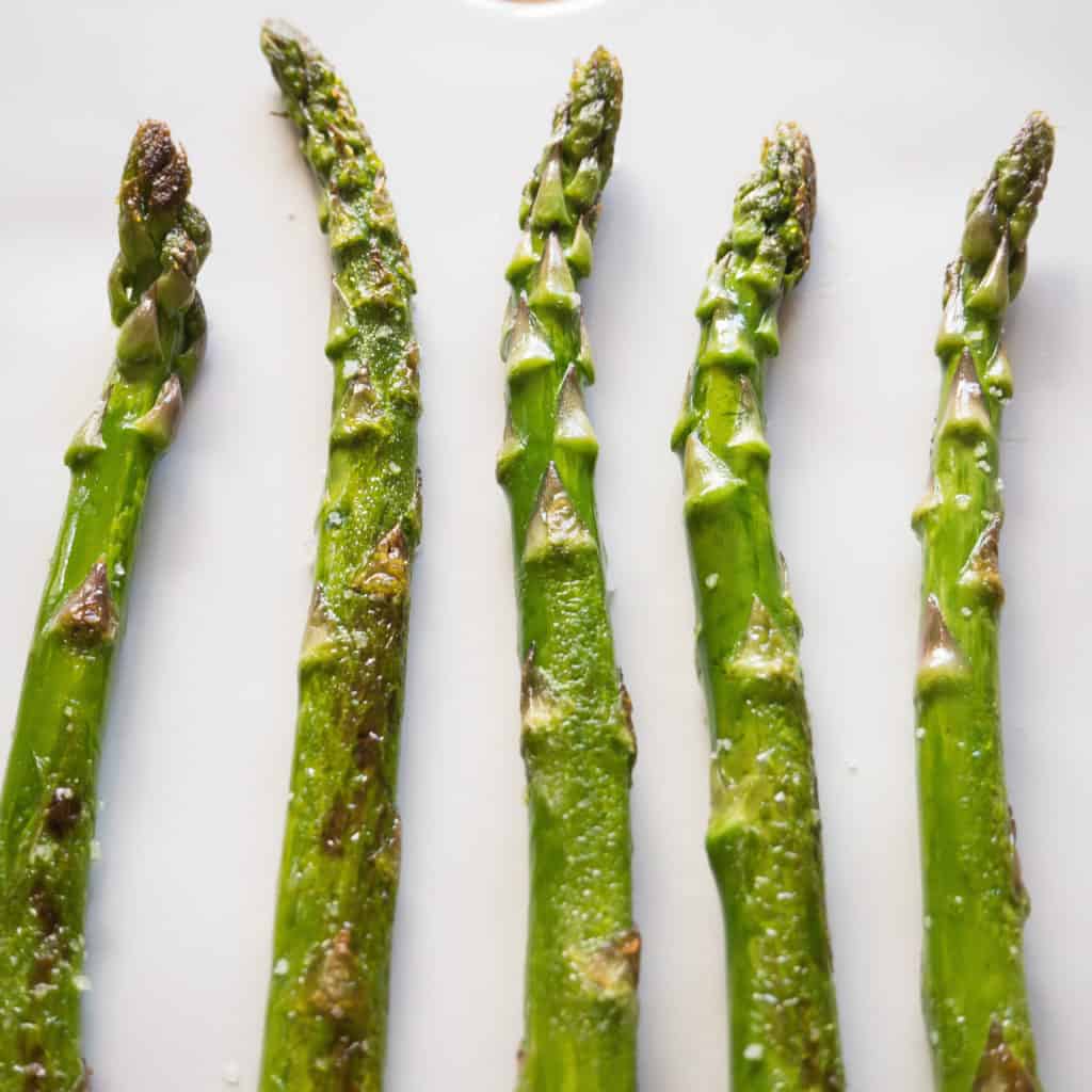 Pan Fried Asparagus with Olive Oil and Lemon