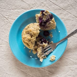 Blueberry Polenta Muffin