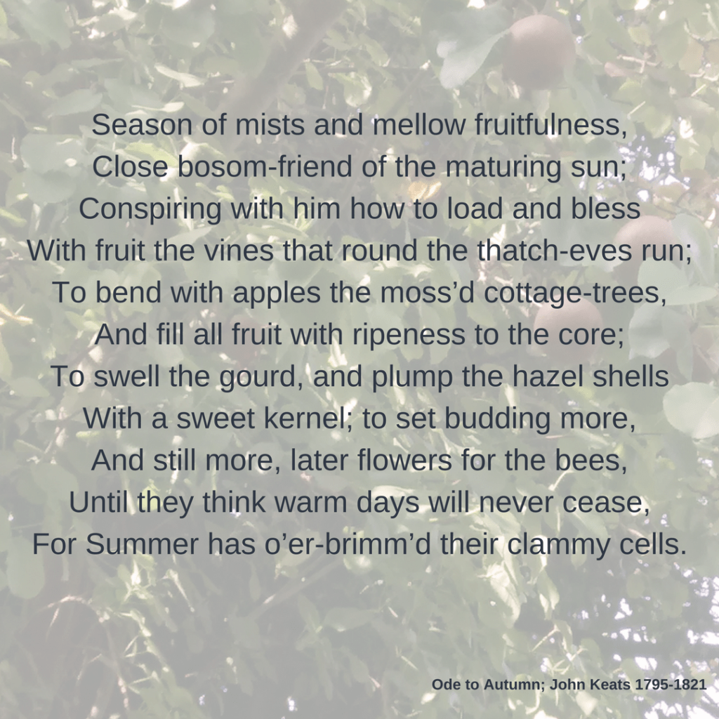 Ode to Autumn. John Keats