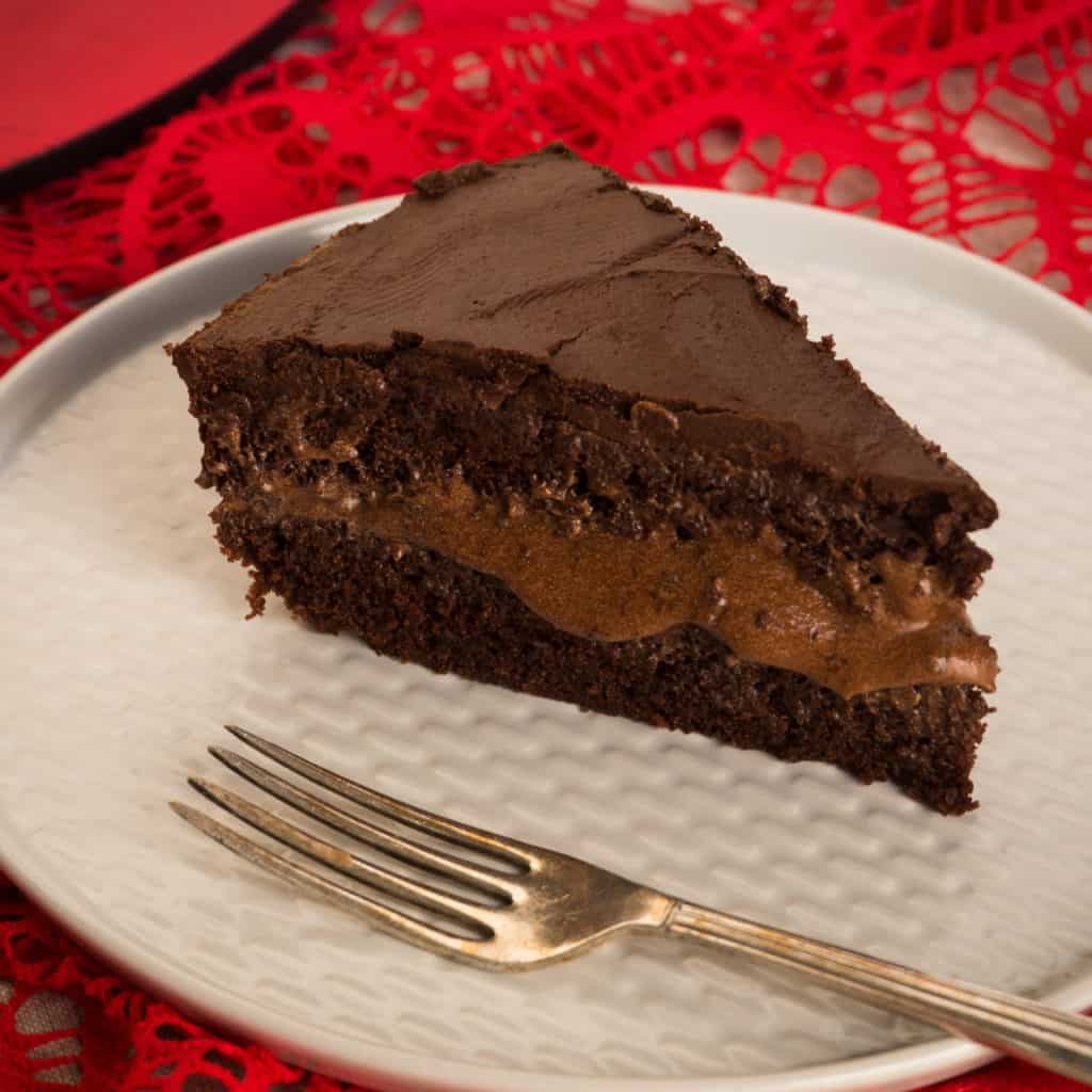 Gluten-Free, Vegan Triple Chocolate Cake