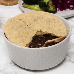Gluten-Free, Vegan Mushroom and Chestnut Pot Pie