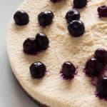 Gluten-Free, Vegan Lemon and Blueberry Cheesecake. From FriFran