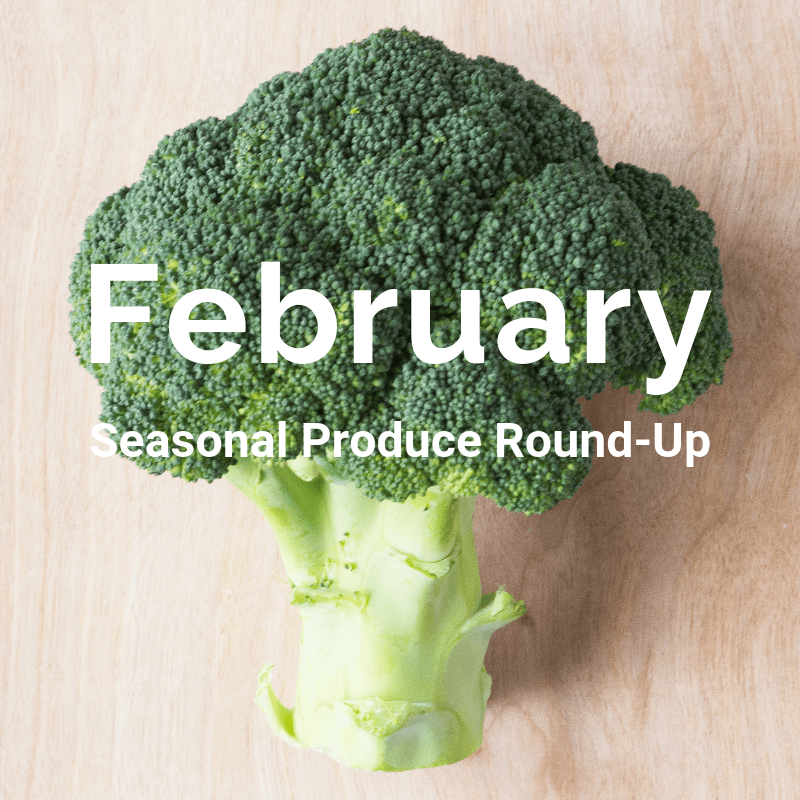 Broccoli - February Seasonal Produce. Gluten-free, vegan. From FriFran.