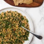 Gluten-Free, Vegan Middle Eastern Chickpea And Walnut Salad