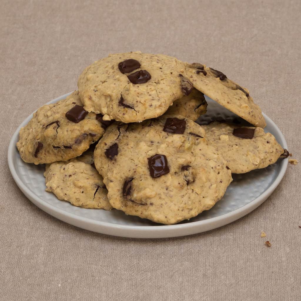 Gluten-Free, Vegan Chocolate Chip Cookies. From FriFran