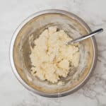 Gluten-Free, Vegan Cream Tea - mixing scones