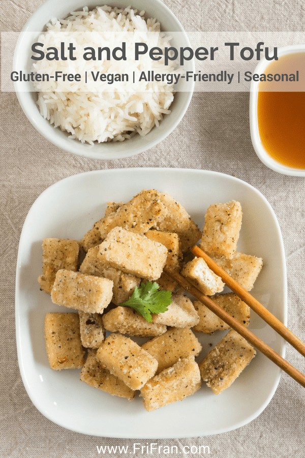 Salt and Pepper Tofu. #GlutenFree #Vegan. From #FriFran