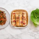 Tofu, Radish And White Miso Summer Rolls - gluten-free, vegan - ingredients