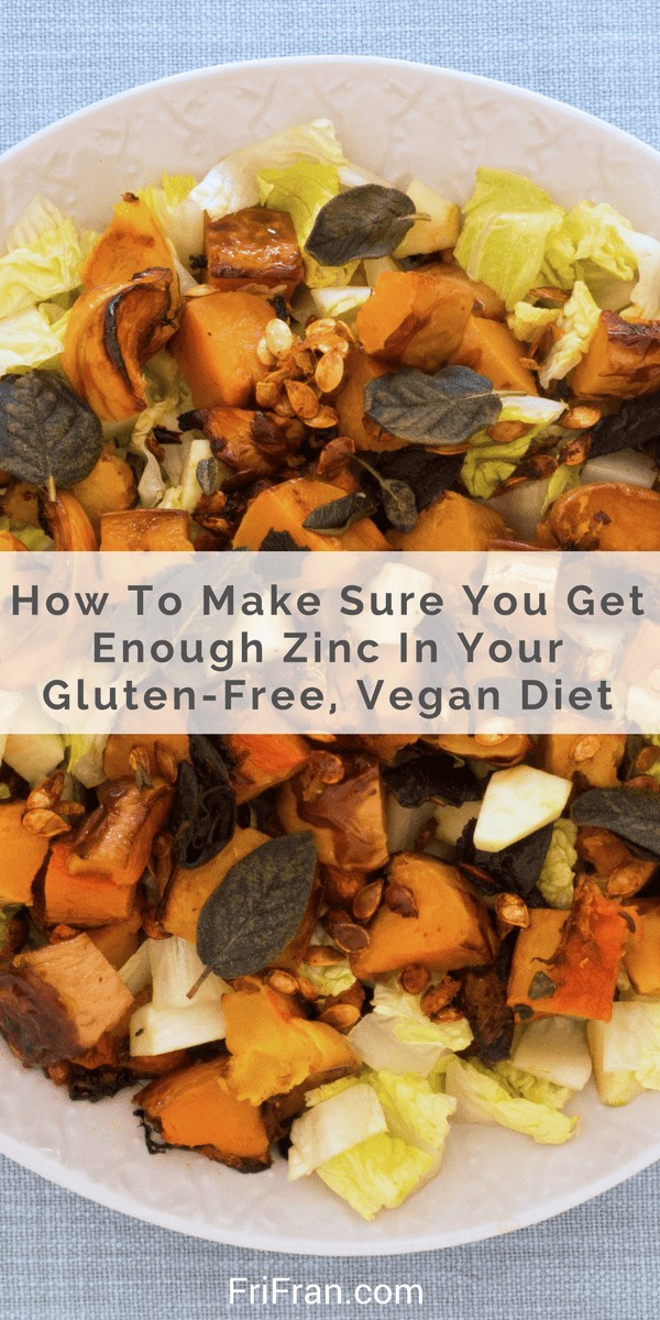 How To Make Sure You Get Enough Zinc In Your Gluten-Free, Vegan Diet. #GlutenFree #Vegan #GlutenFreeVegan. From #FriFran