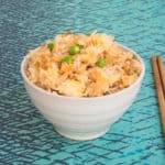 Vegan Chinese Fried Rice. Gluten-free.