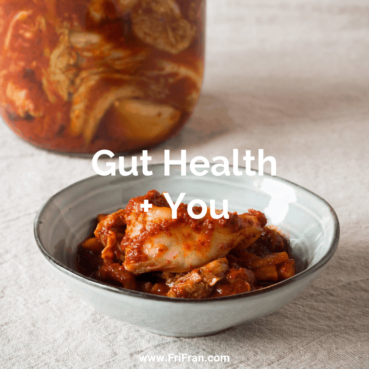 Gut Health: Pre-Biotics, Pro-Biotics And You. #GlutenFree #Vegan #GlutenFreeVegan. From #FriFran